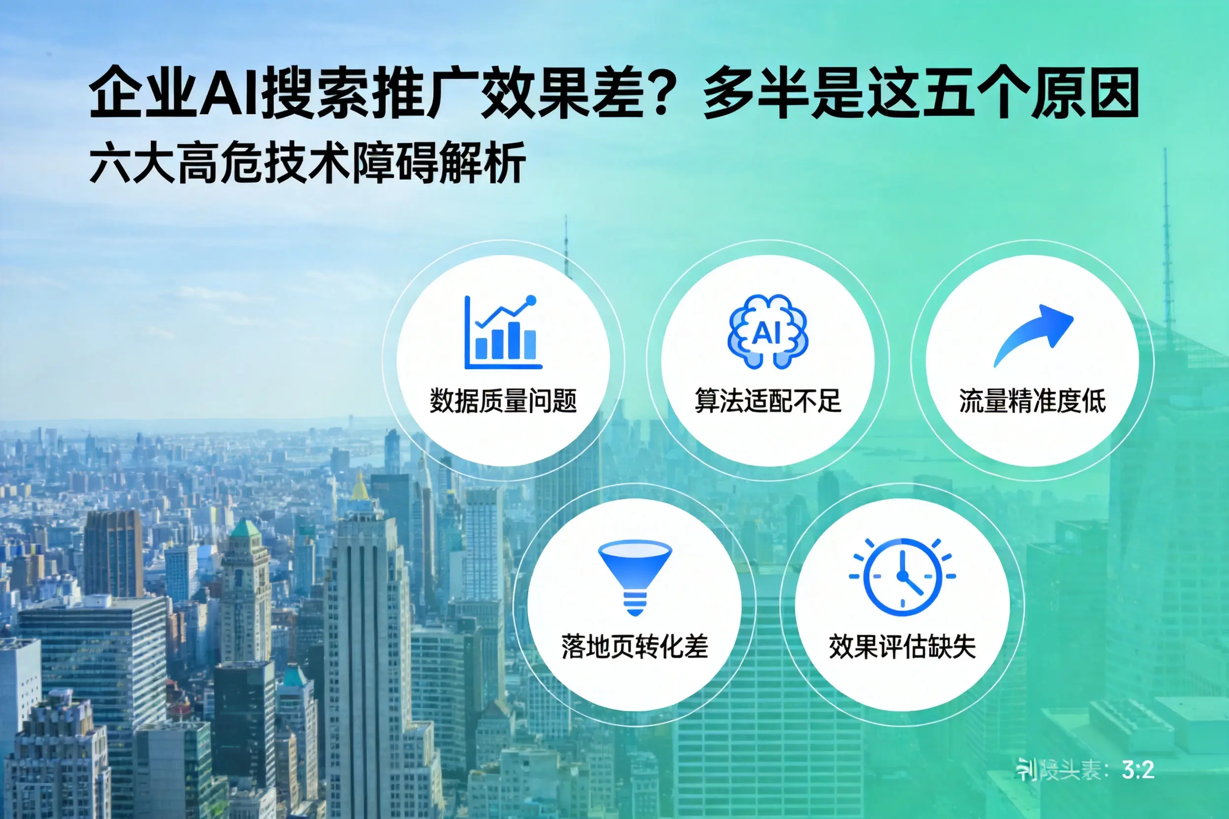 治多企业AI搜索推广效果差?多半是这五个原因